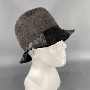 ALBERTUS SWANEPOEL Grey Navy Felt Hats